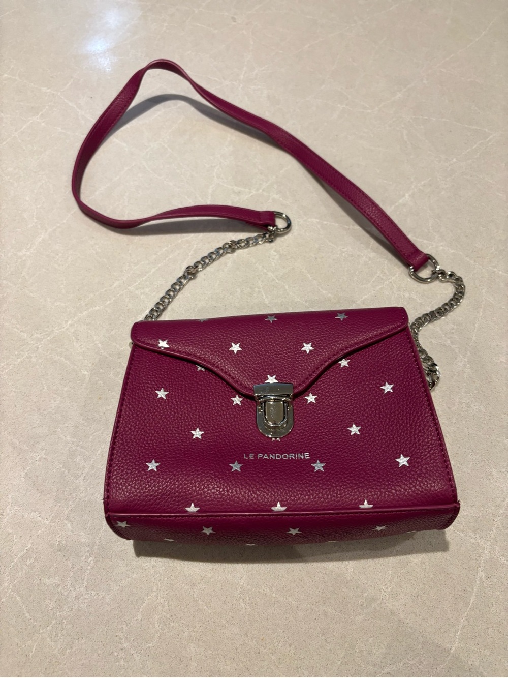 Le Pandorine Pink Star Crossbody Bag Collect Beautiful Moments
